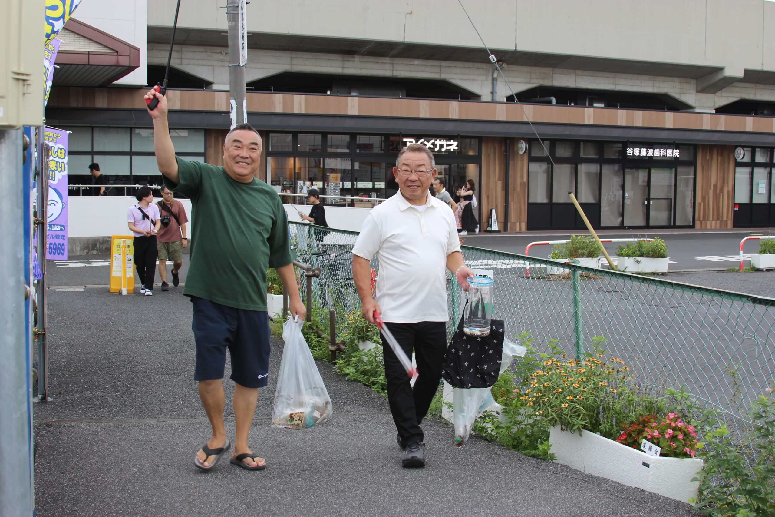 定例やつかクリーンアップVol,9 おまつり前にみんなでゴミ拾い 2 IMG 6090 scaled |草加コネクト |草加市のイベント情報